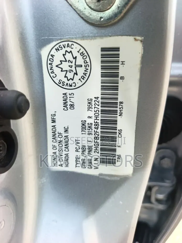 Honda Civic 2016 Silver