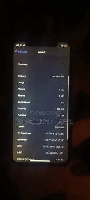 Apple iPhone X 256 GB White