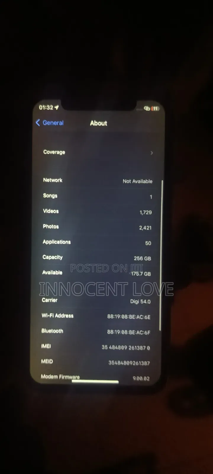Apple iPhone X 256 GB White