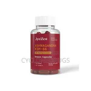 KSM-66 Ashwagandha 6000mg – Sleep Stress Support, 60ct