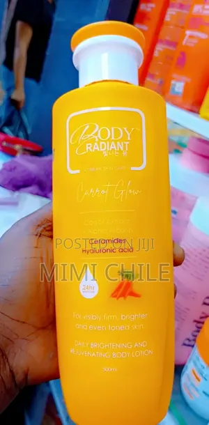 Body Radiant Carrot Glow Lotion - Ceramides + Hyaluronic Acid