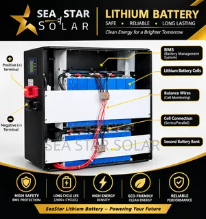 5kwh 24v SeaStar Lithium Battery