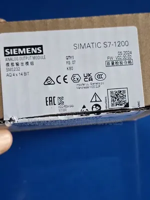 Siemens | 6es7232-4hd32-0xbo | Simatic Sm1232 4 Ao Analog Output