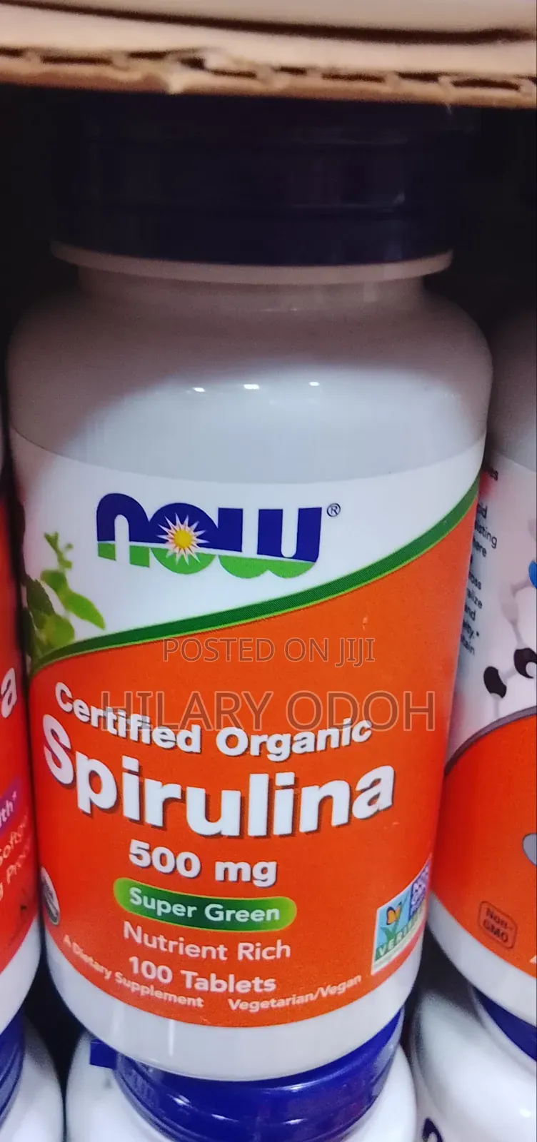 NOW FOODS Spirulina, 500mg - 100 Tablets