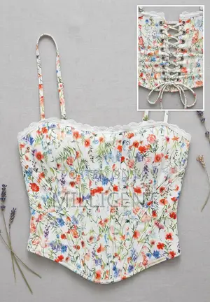 Floral Corset Top
