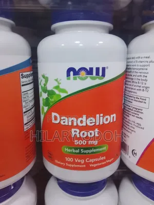 NOW Foods Dandelion Root 500 Mg, 100 Veg Capsules
