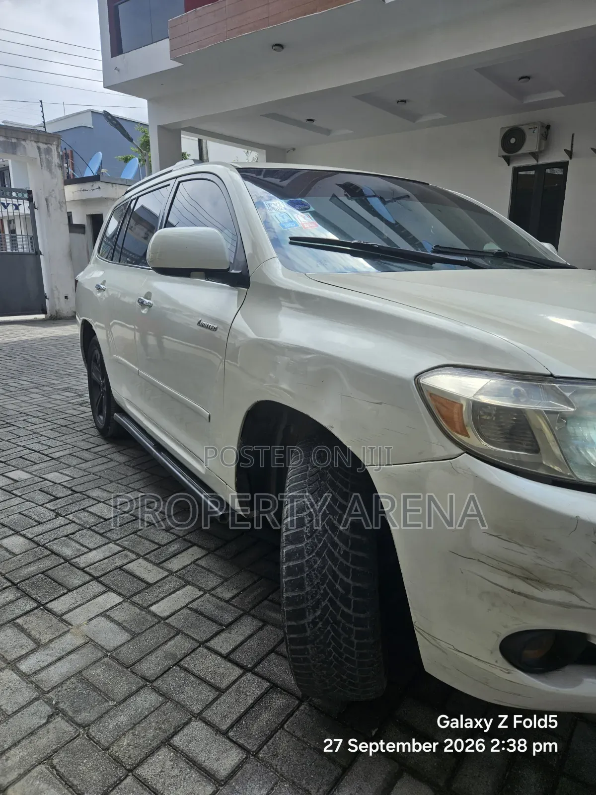 Toyota Highlander Limited 2008 White