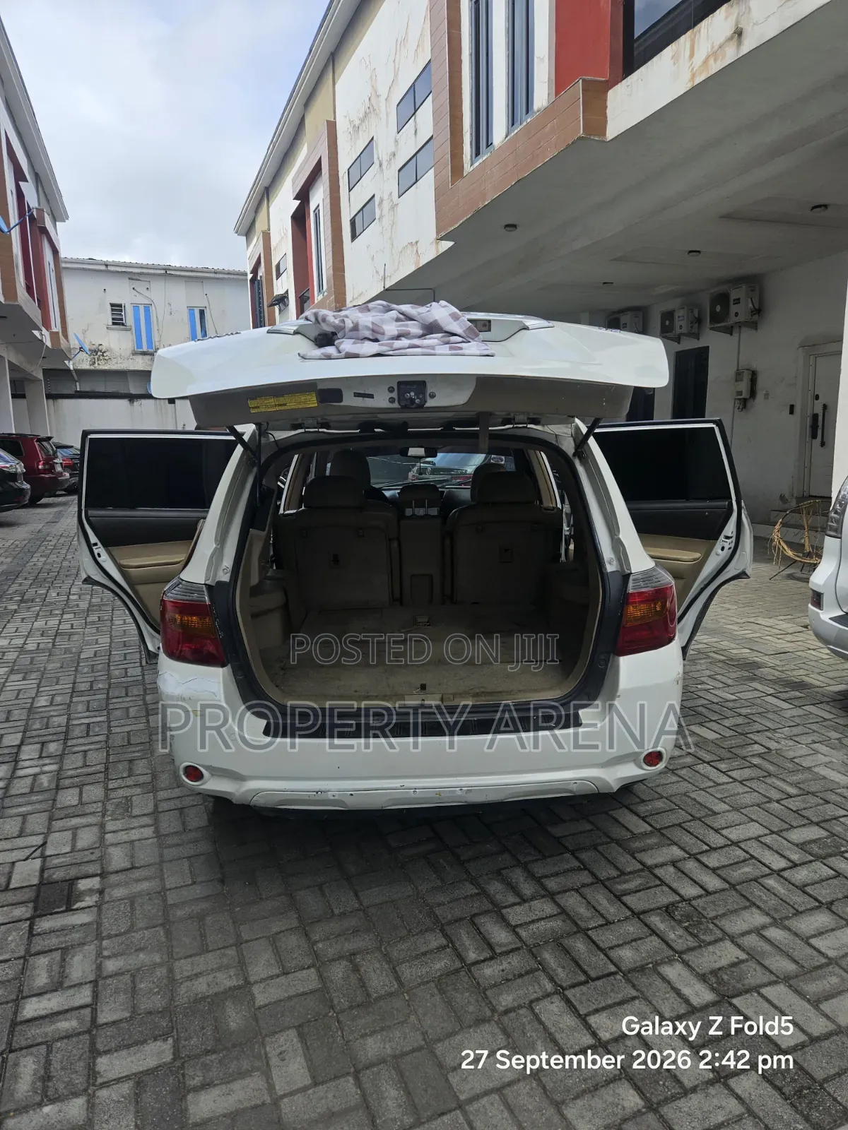 Toyota Highlander Limited 2008 White