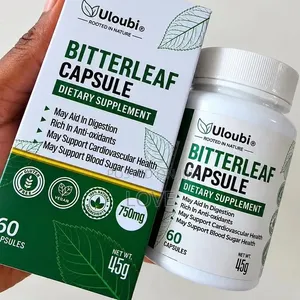 Bitter Leaf Capsules 750mg – 60 Capsules | Natural Wellness Supplement