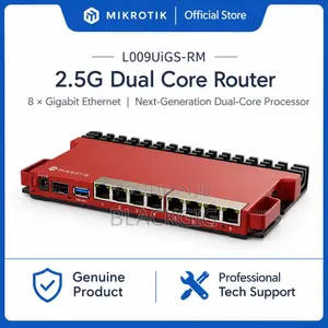 Mikrotik L009UiGS-Rm Upgraded ROS Gigabit Enterprise VPN Router