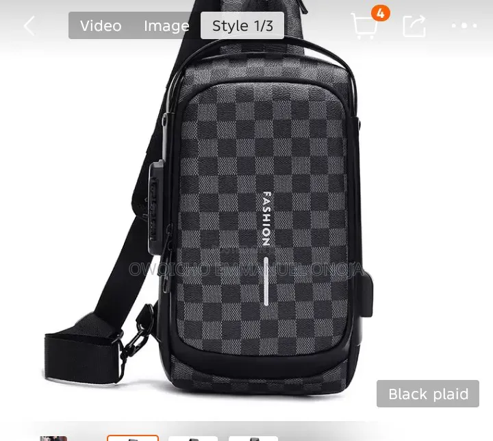 Fashion Antitheft Cross Bag Bag