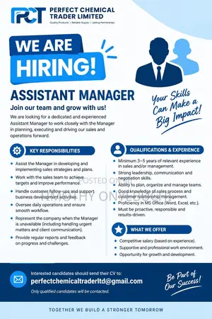 Sales Assistant Manager