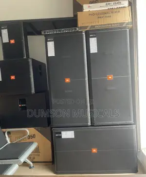 SRX725 JBL Full Range Speakers, JBL Double Subwoofer Big Magnet SRX728