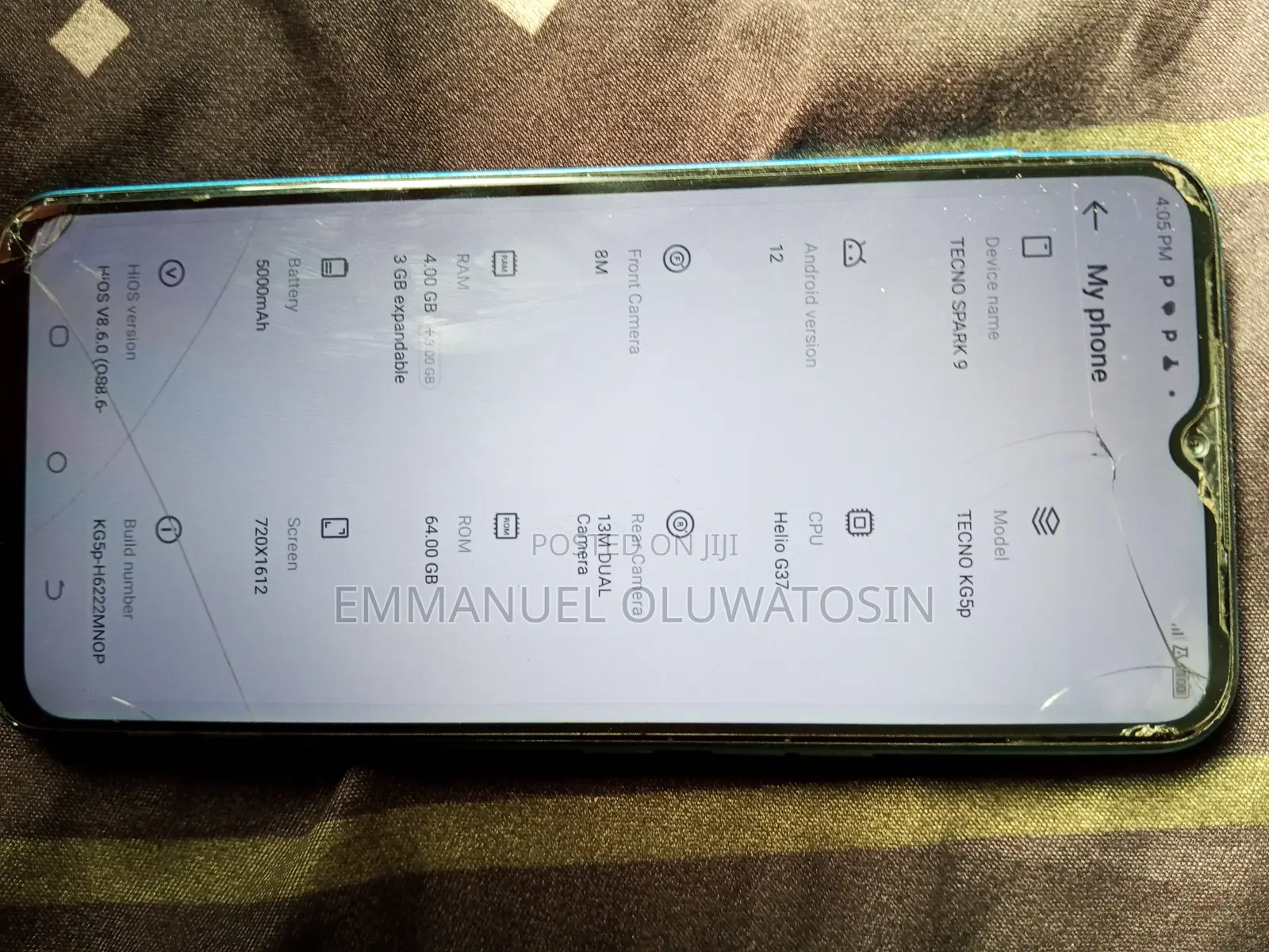 Tecno Spark 9 64 GB Blue