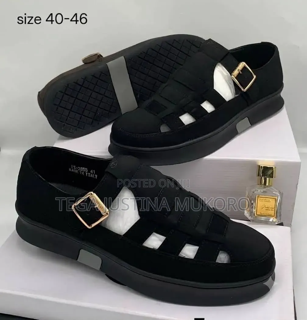 Latest Design High Quality Men's Suede Sandals