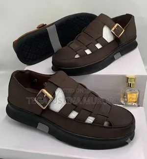 Latest Design High Quality Men's Suede Sandals