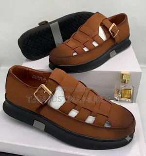 Latest Design High Quality Men's Suede Sandals