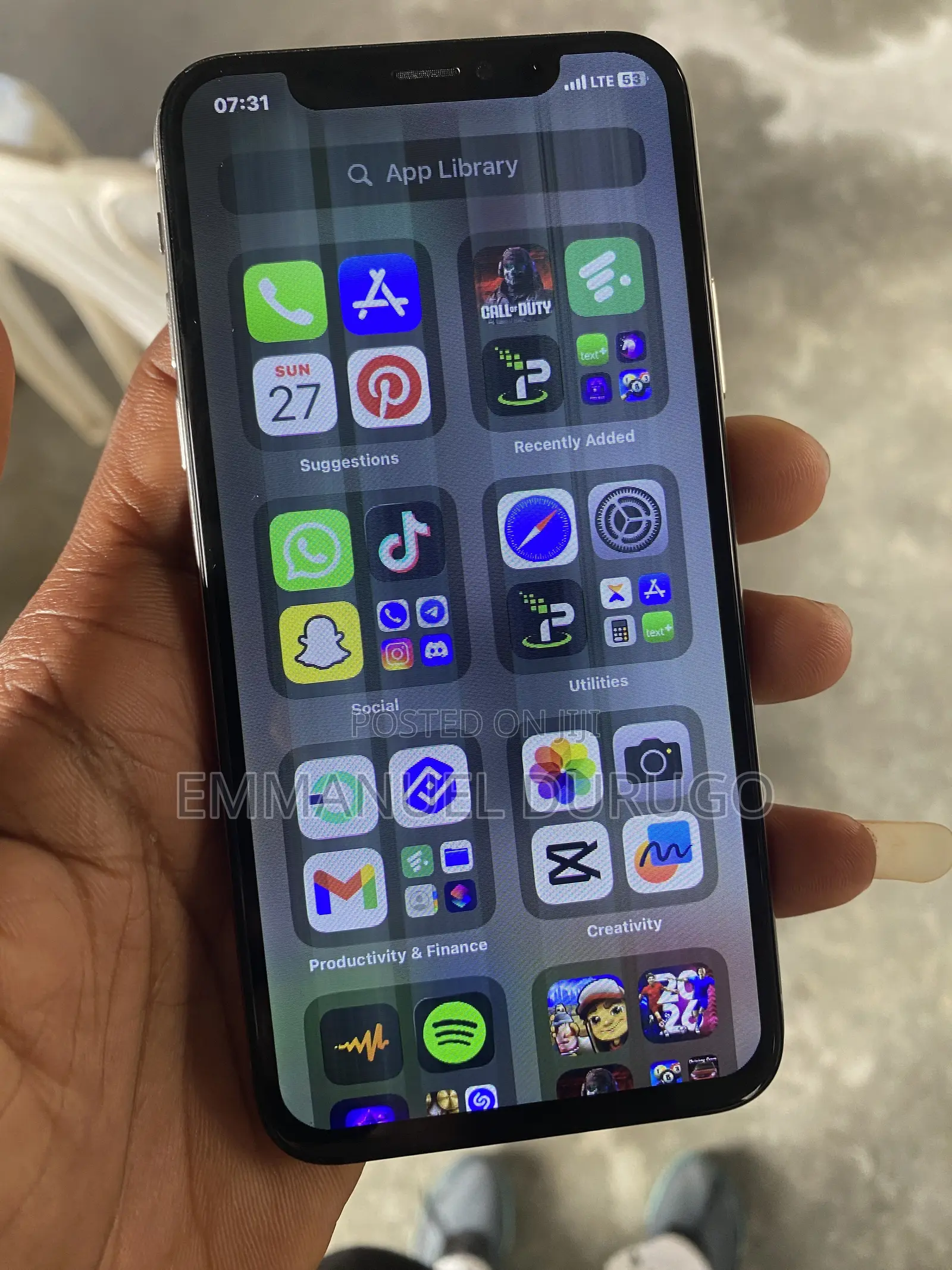 Apple iPhone X 64 GB White