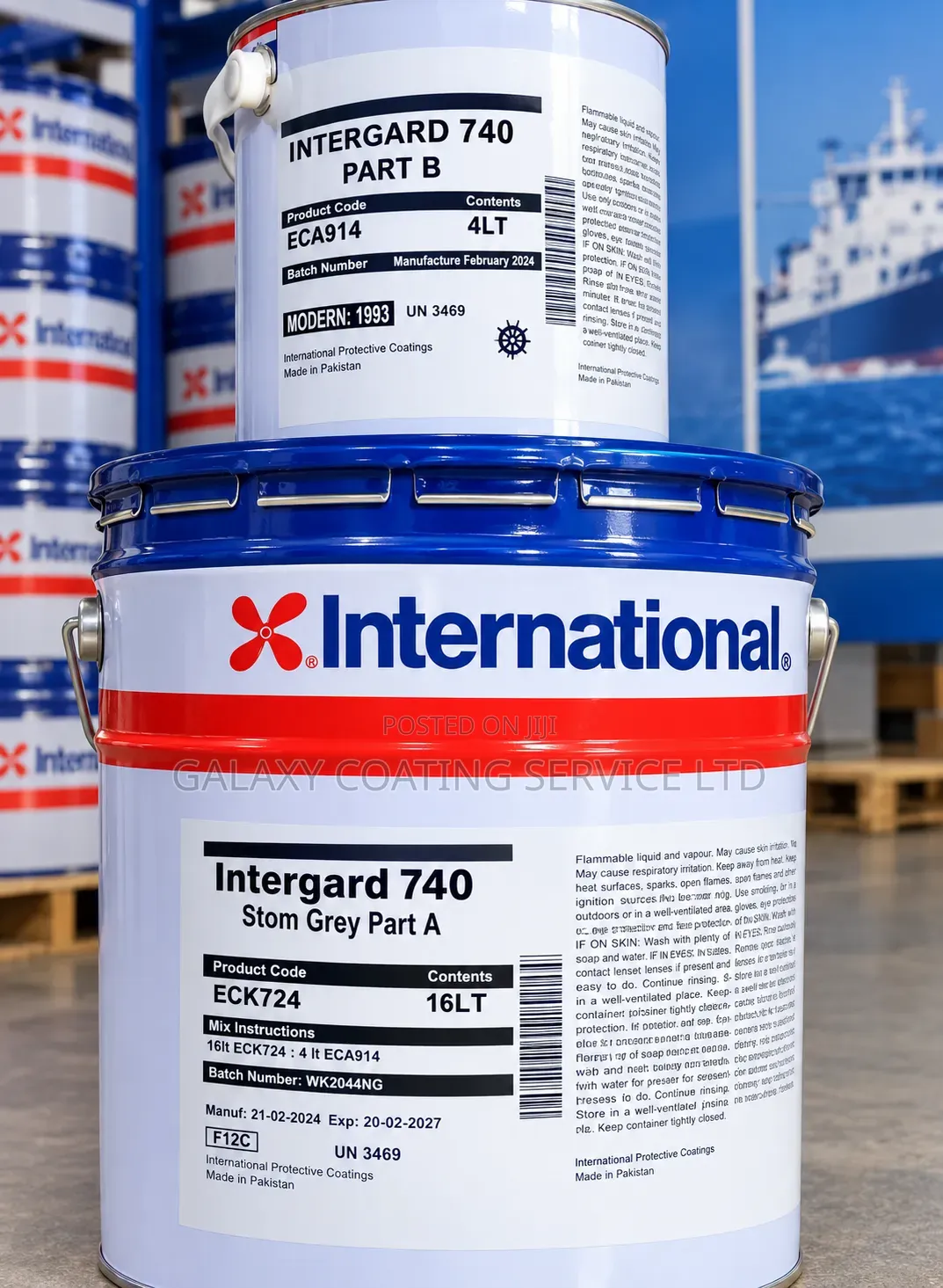 Intergard 740 Storm Grey -Epoxy (A and B Comp)