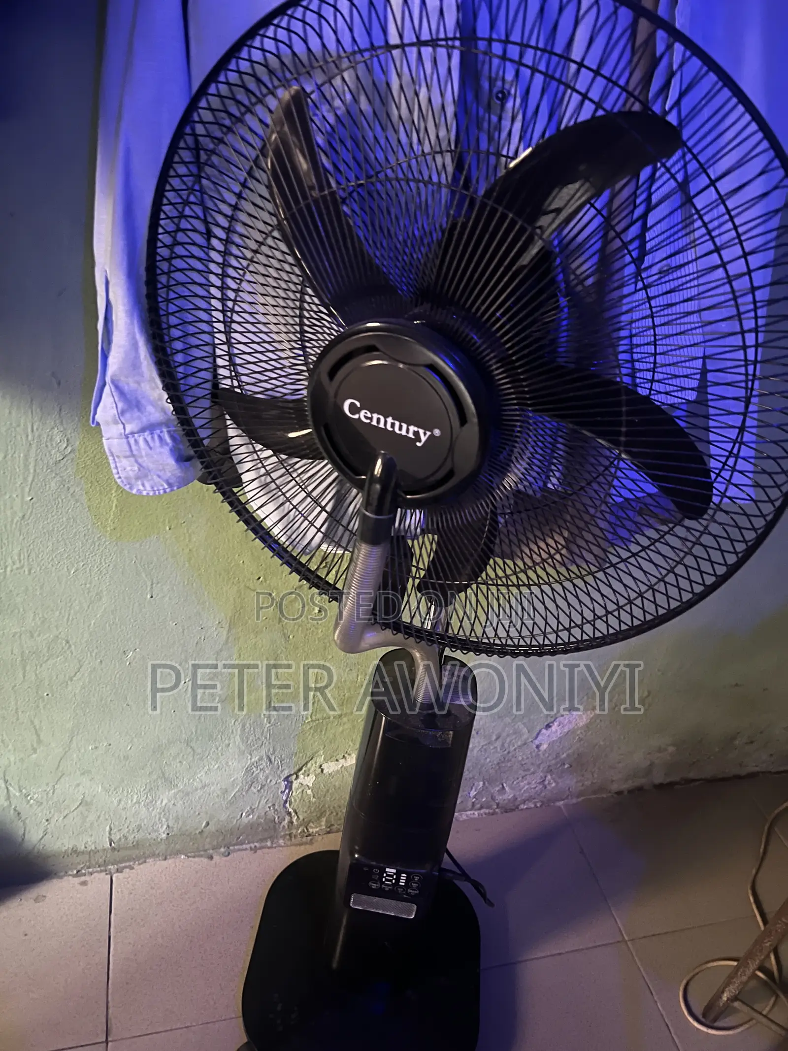 18inches Century Rechargeable Fan With Solar Panel