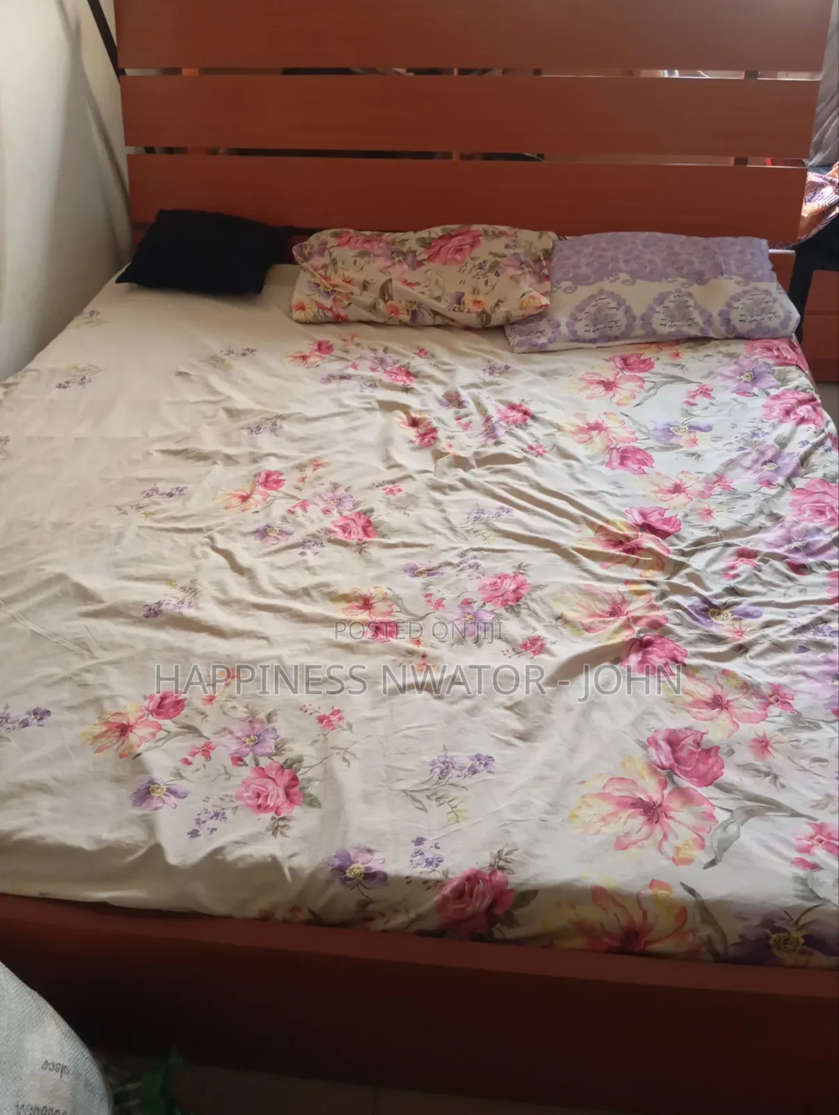 Turkish Bed Frame 6 by 6 With 2 Side Stool
