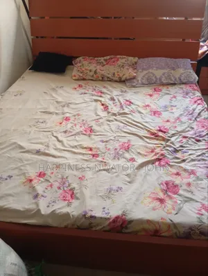 Turkish Bed Frame 6 by 6 With 2 Side Stool