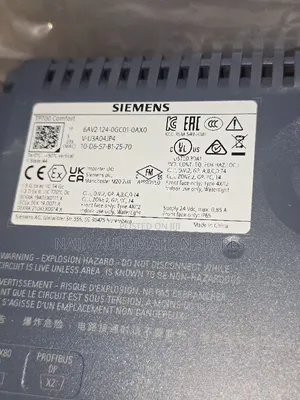 Siemens | Simatic Hmi Tp700 Comfort Panel | 6av2124-0gc01-0ax0