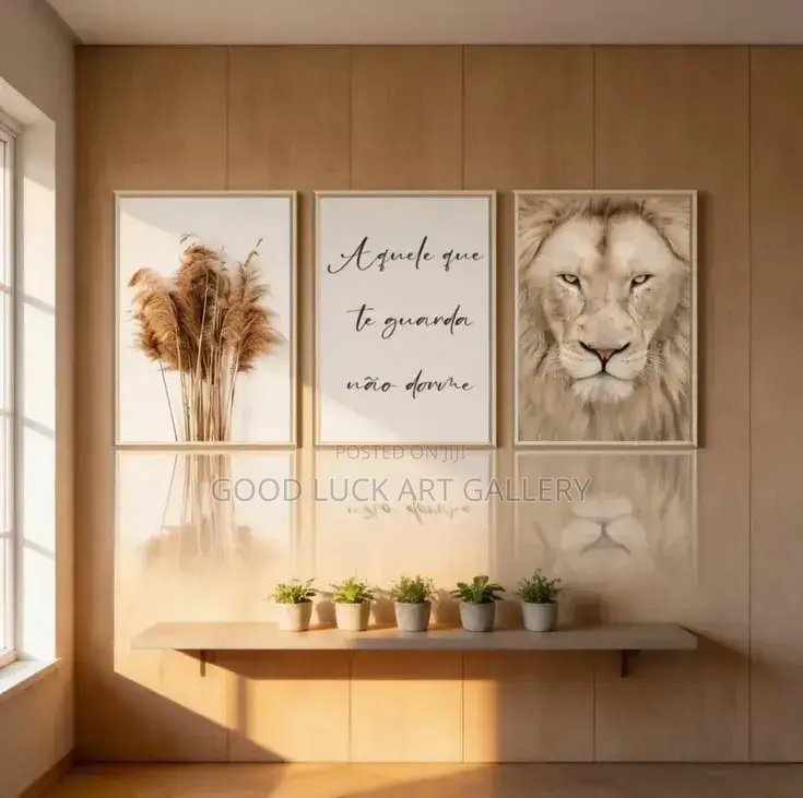 3 Pics Christian Flower Wall Art