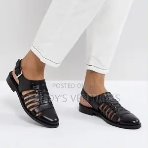 Louis Vuitton Men’s Original Quality Leather Shoe Sandals