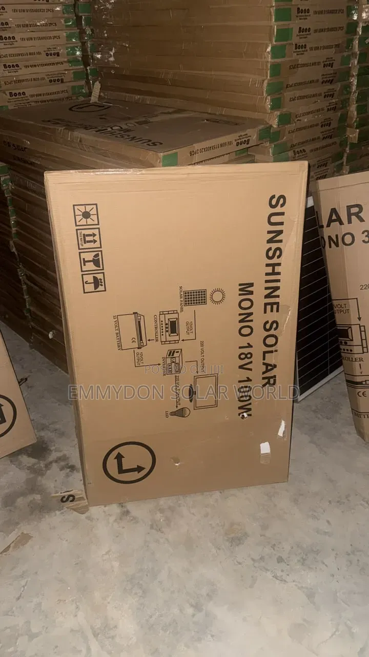 SUNSHINE Solar Panel Mono 100w 18v