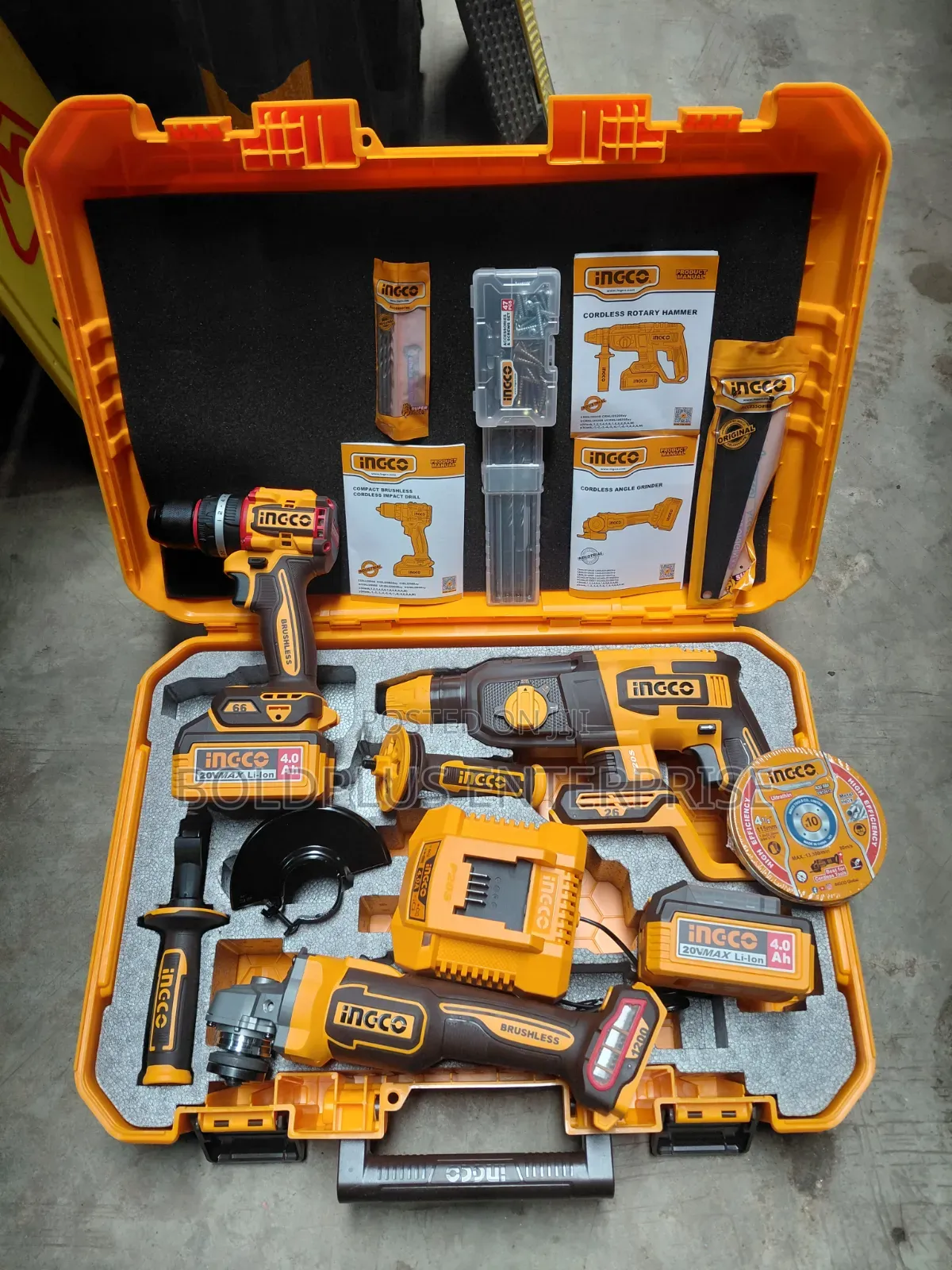 3 in 1 Ingco Cordless Combo Kit Machine