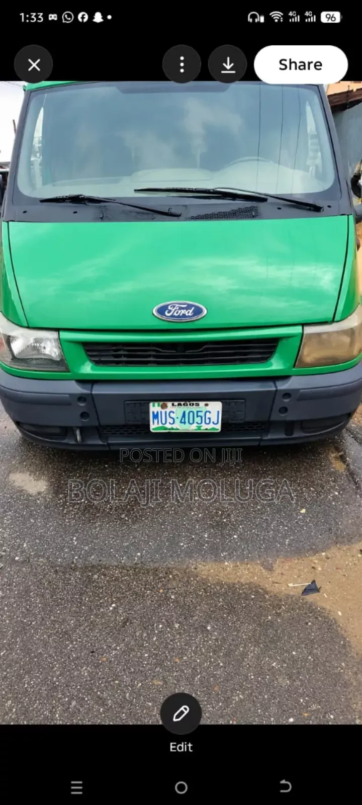 Ford Transit 2004 Green