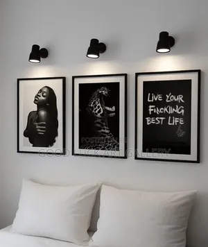 Luxury Black and White Wall Art