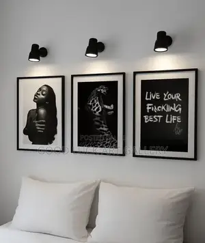 Luxury Black and White Wall Art