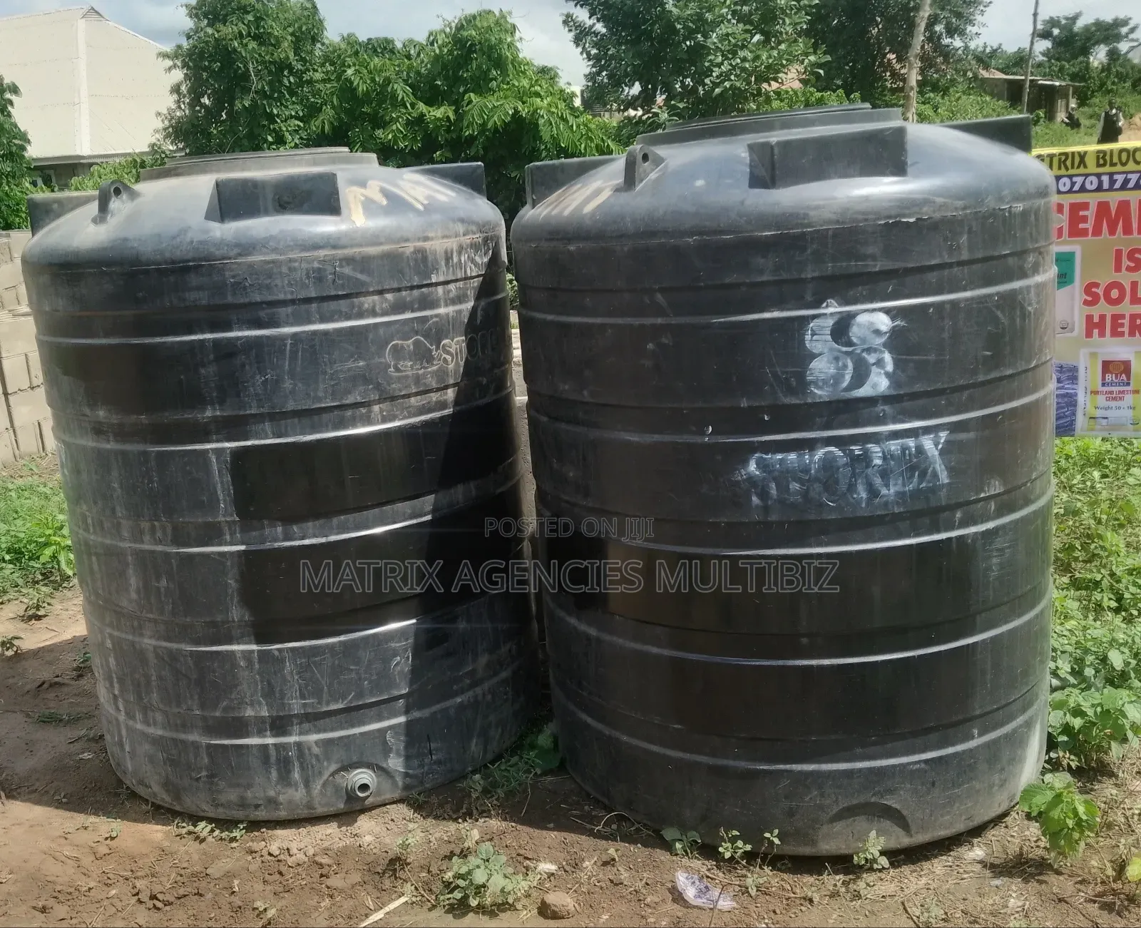 Storex Water Tanks for Rent