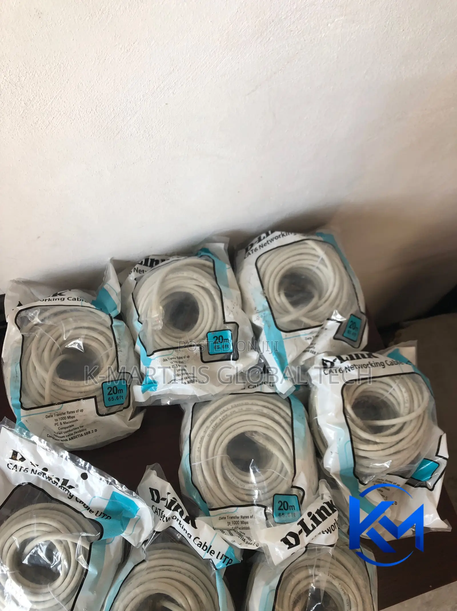 D-Link Cat6 UTP Patch Cord 1 / 3 / 5 / Meter RJ45 Network Cable.