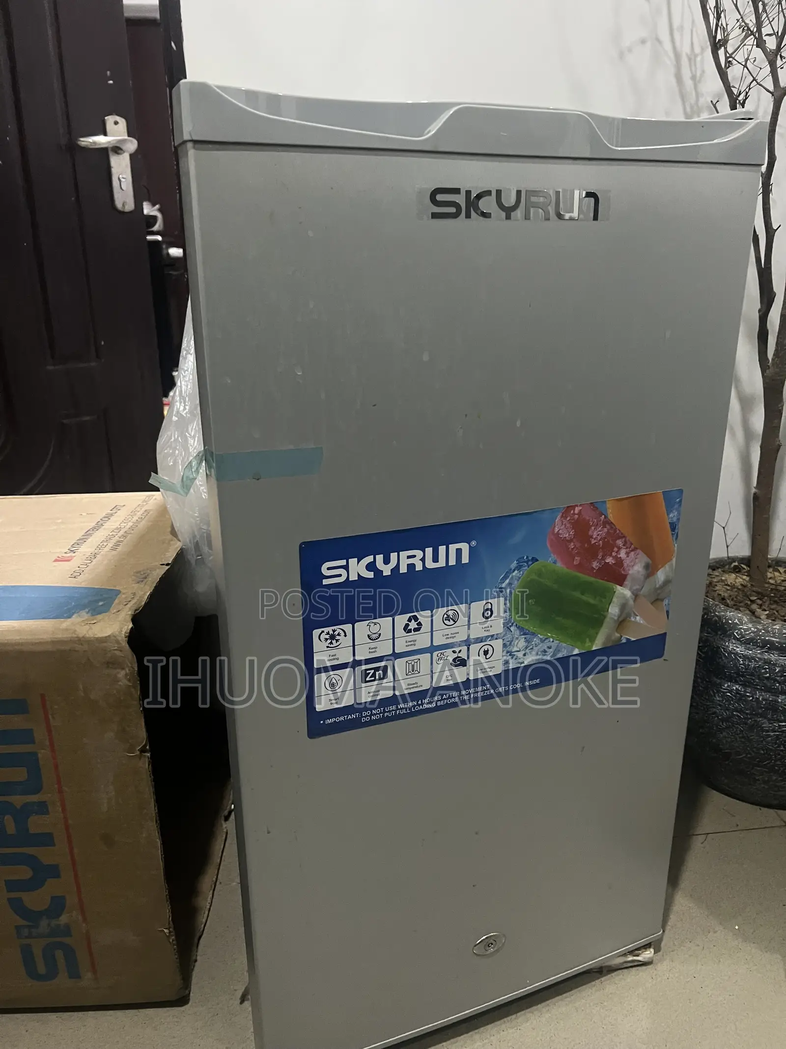 Skyrim BCD-90G Single Door Fridge