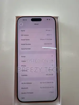 Apple iPhone 17 Pro Max 512 GB Orange