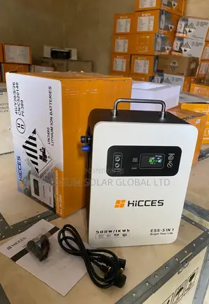 Hicces 500w / 1kwh Power Tank Solar Generator