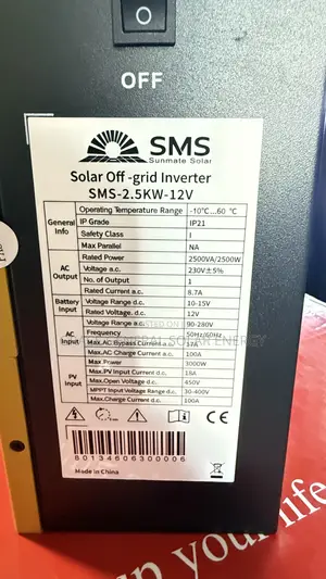 SMS 2.5kva 12v