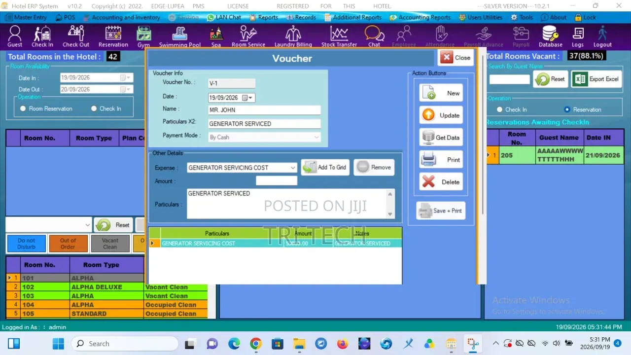 Lupea PMS Hotel ERP Software
