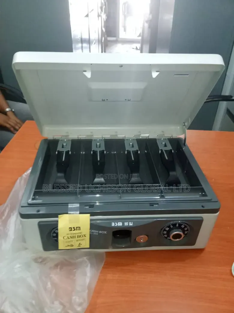 Heavy-Duty Cash Box With Combination Lock.