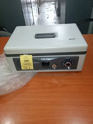Heavy-Duty Cash Box With Combination Lock.
