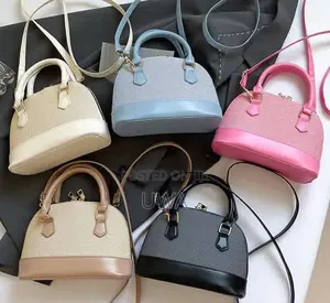 Structured Dome Crossbody Bag With Two-Tone Trim