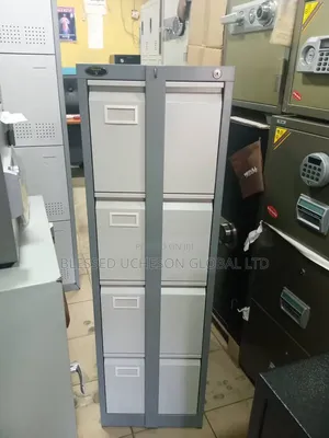 Heavy Duty Cabinet With Bar Four Drawer Double Lock.