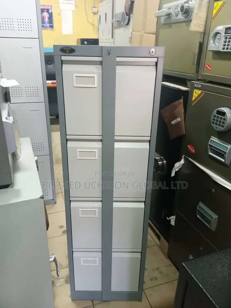 Heavy Duty Cabinet With Bar Four Drawer Double Lock.
