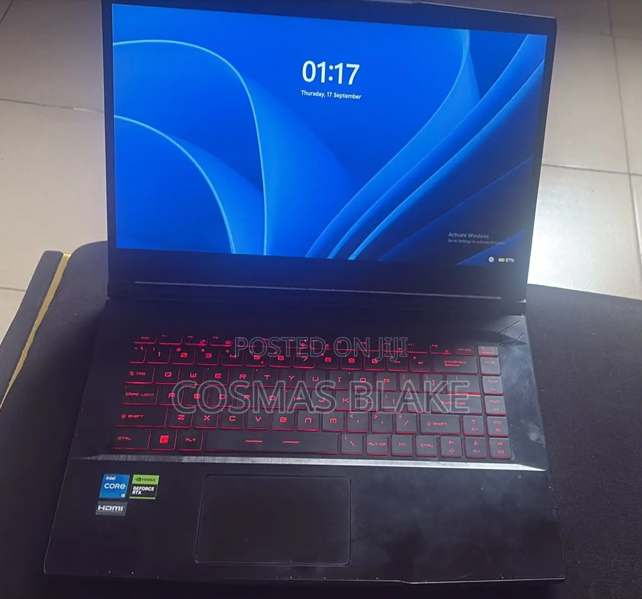Laptop MSI GF63 16GB Nvidia SSD 1T