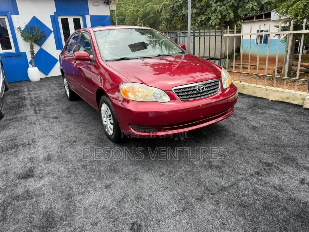 Toyota Corolla 2007 Red