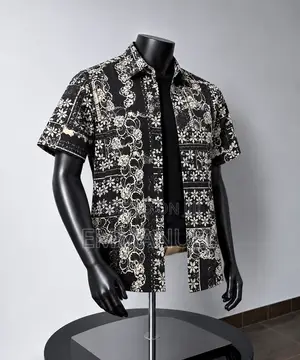 Wholesale Men's Short-Sleeve Button-Down Shirt /Casual / Vintage Shirt