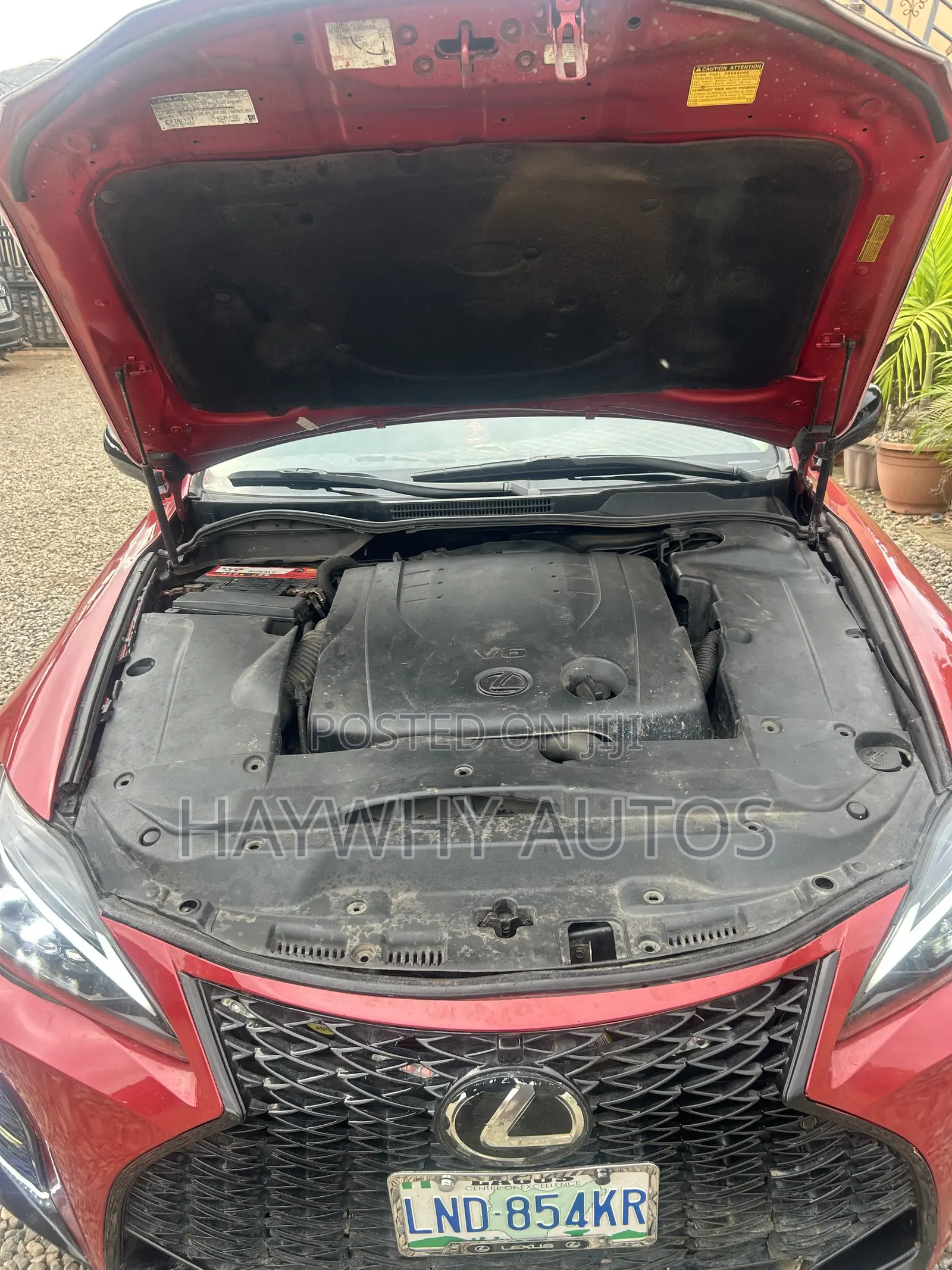 Lexus IS 250 AWD Automatic 2010 Red